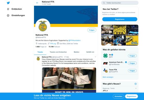 
                            9. National FFA (@NationalFFA) | Twitter