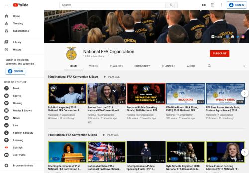 
                            6. National FFA Organization - YouTube