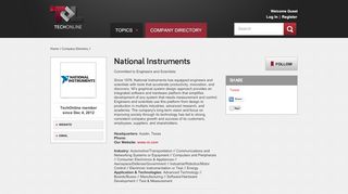 
                            11. National Instruments | TechOnline
