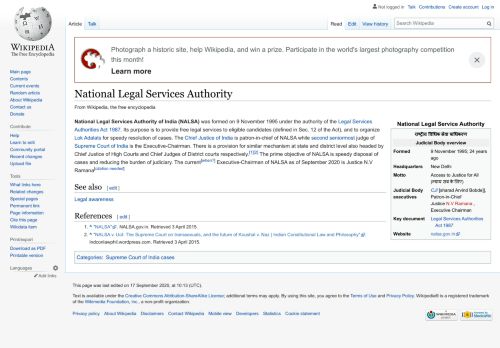
                            6. National Legal Services Authority - Wikipedia