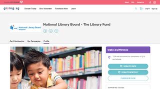 
                            13. National Library Board - Profile - Giving.sg