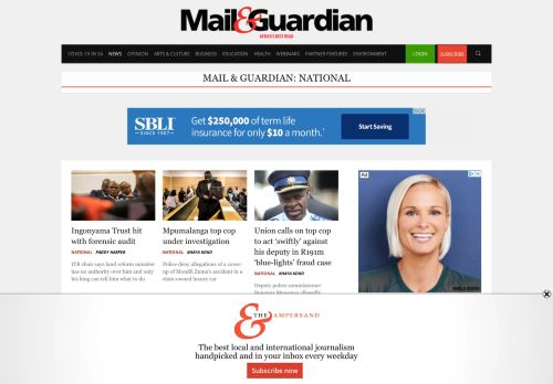 
                            6. National - Mail & Guardian