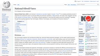 
                            13. National Oilwell Varco - Wikipedia