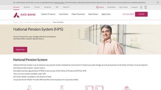
                            12. National Pension System (NPS) - Apply for NPS Online - Axis Bank