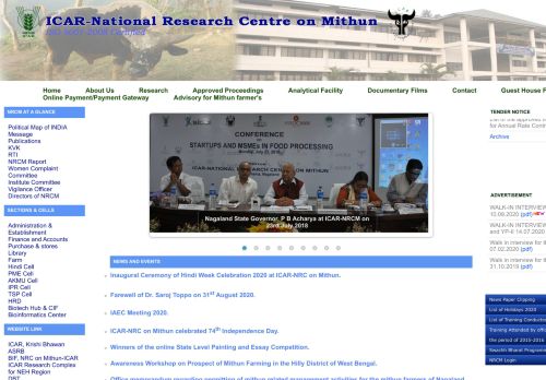 
                            12. National Research Centre on Mithun