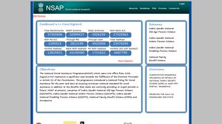 
                            2. NATIONAL SOCIAL ASSISTANCE PROGRAMME(NSAP)