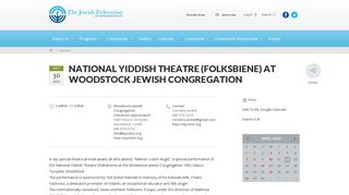 
                            10. NATIONAL YIDDISH THEATRE (FOLKSBIENE) AT WOODSTOCK ...