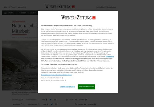 
                            12. Nationalbibliothek bittet Öffentlichkeit um Mitarbeit - Wiener Zeitung ...