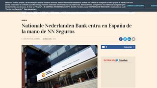 
                            9. Nationale Nederlanden Bank entra en España de la mano de NN ...