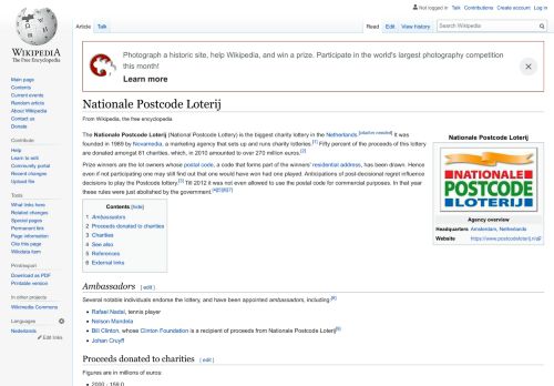 
                            5. Nationale Postcode Loterij - Wikipedia