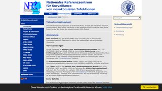 
                            3. Nationales Referenzzentrum für Surveillance von ... - NRZ-Hygiene