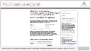 
                            1. Nationella vaccinationsregistret