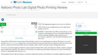 
                            9. Nations Photo Lab Photo Printing Review - Quality, Features, Shipping