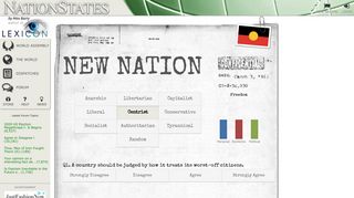 
                            6. NationStates | Create a Nation