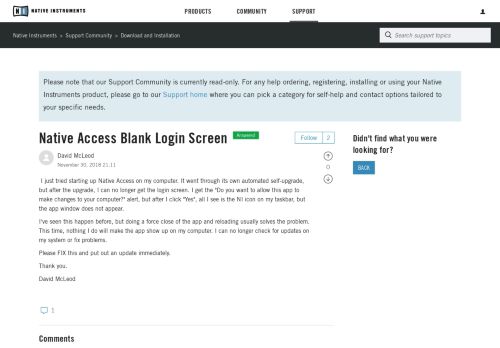 
                            4. Native Access Blank Login Screen [en-us] – Native Instruments