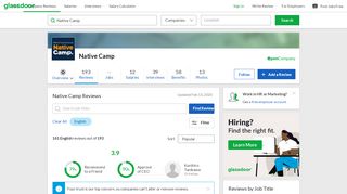 
                            7. Native Camp Home-based Online English Teacher Reviews | Glassdoor