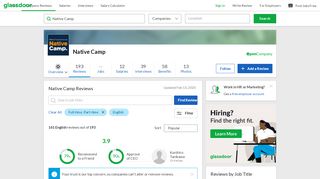 
                            8. Native Camp Reviews | Glassdoor