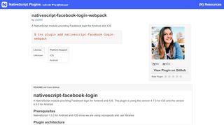 
                            11. nativescript-facebook-login-webpack - NativeScript Plugins