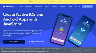 
                            1. NativeScript: Native mobile apps with Angular, Vue.js, TypeScript ...