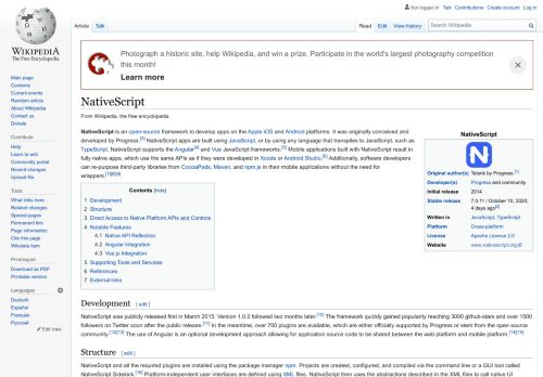 
                            13. NativeScript - Wikipedia