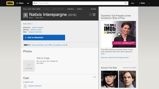 
                            7. Natixis Interepargne (Video 2016) - IMDb