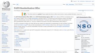 
                            4. NATO Standardization Office - Wikipedia