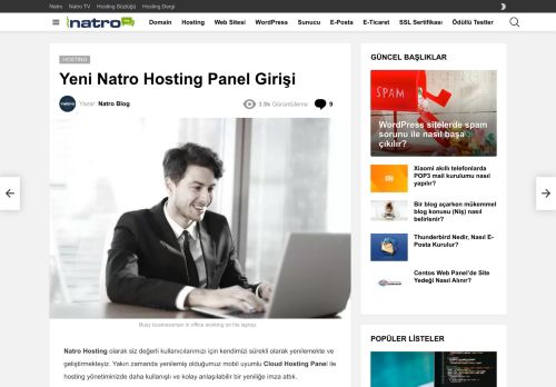 
                            5. Natro Hosting Panel Giriş - Hosting Blog - Hosting Blogu - Natro