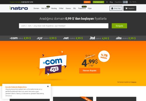 
                            2. Natro.com: Sınırsız Web Hosting | Türkiye'nin Hosting Markası
