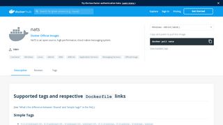 
                            7. nats - Docker Hub