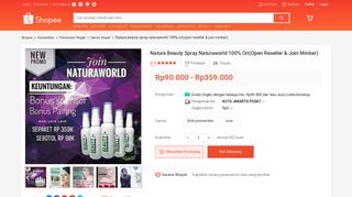 
                            11. Natura beauty spray naturaworld 100% ori(open reseller & join mmber ...