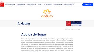 
                            11. Natura - Great Place To Work Peru