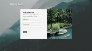 
                            9. Natura4Ever - Login