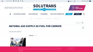 
                            9. Natural gas supply as fuel for carrier - SOLUTRANS