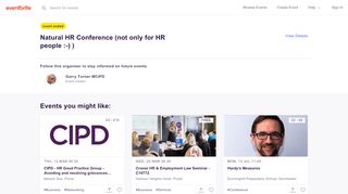 
                            9. Natural HR Conference Tickets, Wed 22 May 2019 at 09:00 | Eventbrite