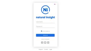 
                            1. Natural Insight Login