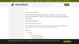 
                            2. naturgucker Infoseiten: Anmelden/Registrieren