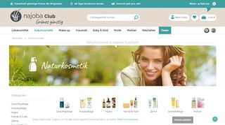 
                            8. Naturkosmetik Online Shop | Dauerhaft 20-50% Rabatt - Najoba