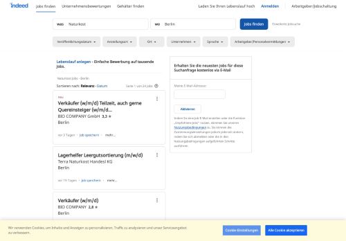 
                            9. Naturkost Jobs in Berlin - Februar 2019 | Indeed.com