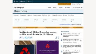 
                            8. NatWest and RBS suffer online outage as MPs attack banks for IT ...