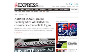 
                            12. NatWest DOWN: Online Banking NOT WORKING as customers left ...