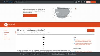 
                            4. nautilus - How can I easily encrypt a file? - Ask Ubuntu