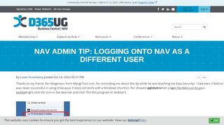 
                            5. nav admin tip: logging onto nav as a different user - Dynamics NAV ...