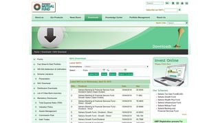 
                            3. NAV Download - Sahara Mutual Fund