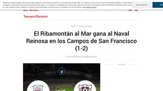 
                            12. Naval Reinosa 1-2 Ribamontán al Mar: El Ribamontán al Mar gana al ...