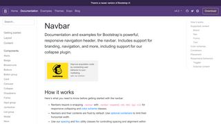 
                            4. Navbar · Bootstrap