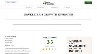 
                            11. Navellier's Blue Chip Growth | Stock Gumshoe