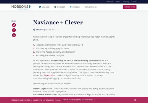 
                            7. Naviance + Clever | Naviance