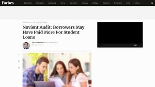 
                            4. Navient Audit: Borrowers May Have Paid More For Student ...