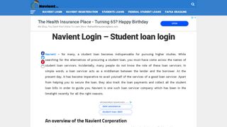 
                            4. Navient Login - Student loan login - Navient