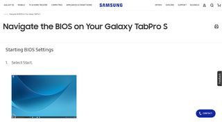 
                            5. Navigate the BIOS on Your Galaxy TabPro S - Samsung